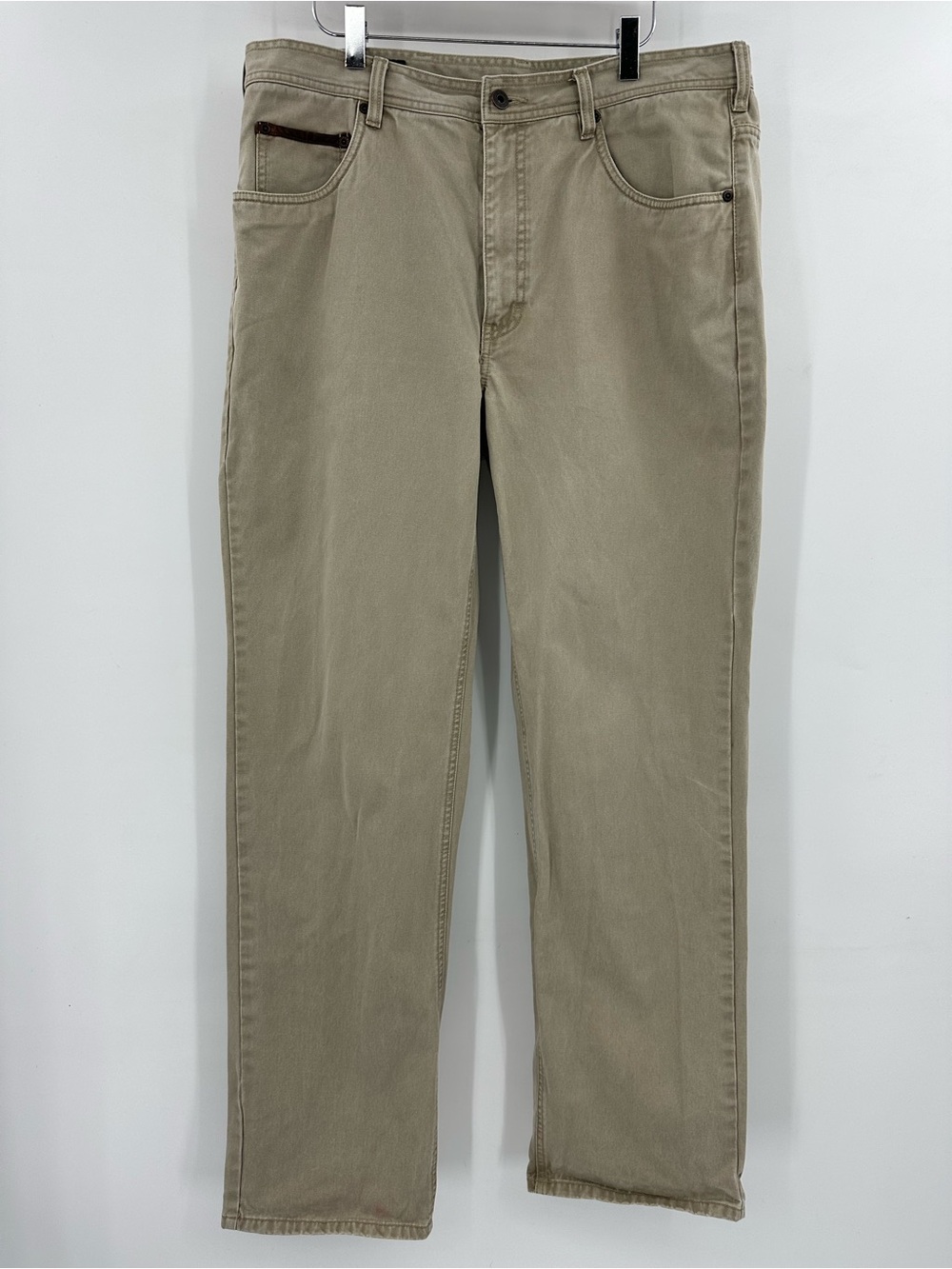 Orvis Men's Straight-Leg Jeans in Khaki